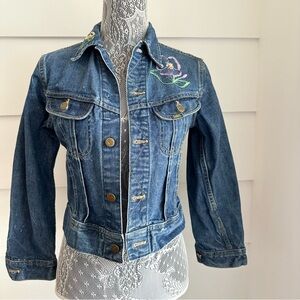 Vintage Lee Embroidered Denim Jacket PATD-153438 XS Women’s 70s